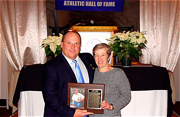 Adam Heck at Athletics Hall of Fame Induction