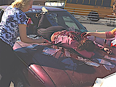 SADD Mock Car Crash