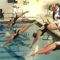 Lansing Girl's Varsity Swimming and Diving team