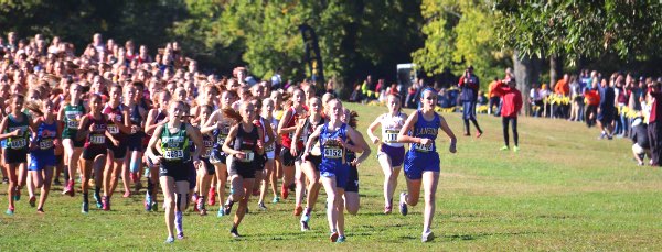 xc Start of girls small school race