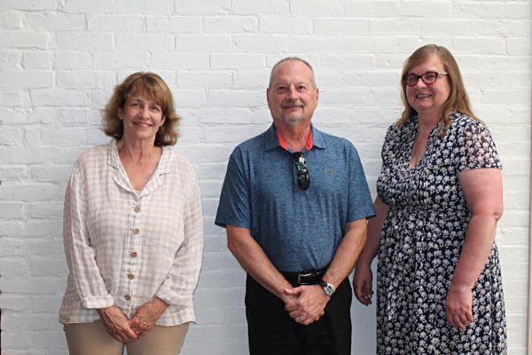 From left: Karen Pastorello, Paul Karakantas, Kati Flynn Torello