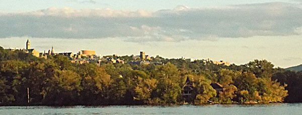 cornell from lake